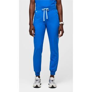 FIGS Zamora Royal Blue Joggers High Waist Scrub Pants Womens XL Petite Surgical